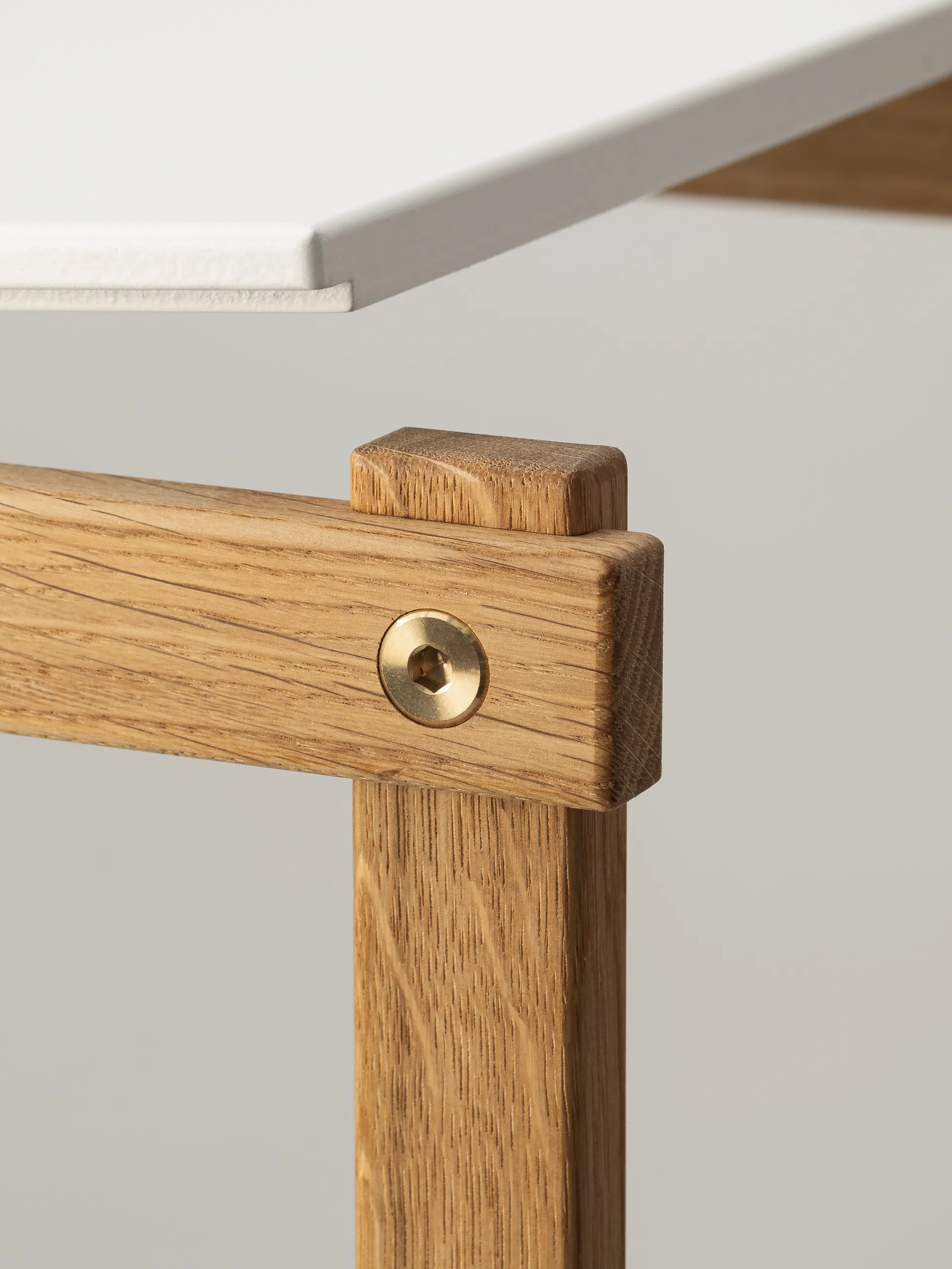 Frame shelf low, Oak-white Design House Stockholm