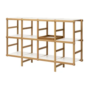 Frame shelf M 154 cm - oak-white - Design House Stockholm