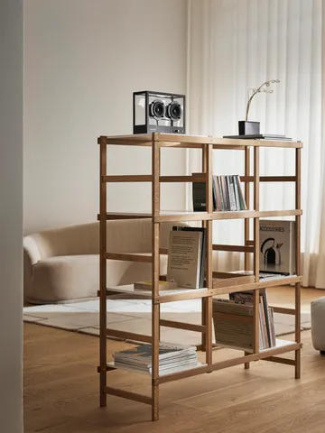 Frame shelfhigh - oak-white - Design House Stockholm