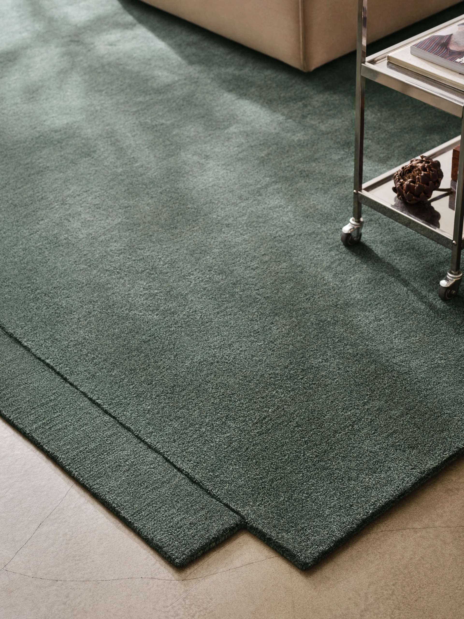 Level rug, 200x300 cm green Design House Stockholm