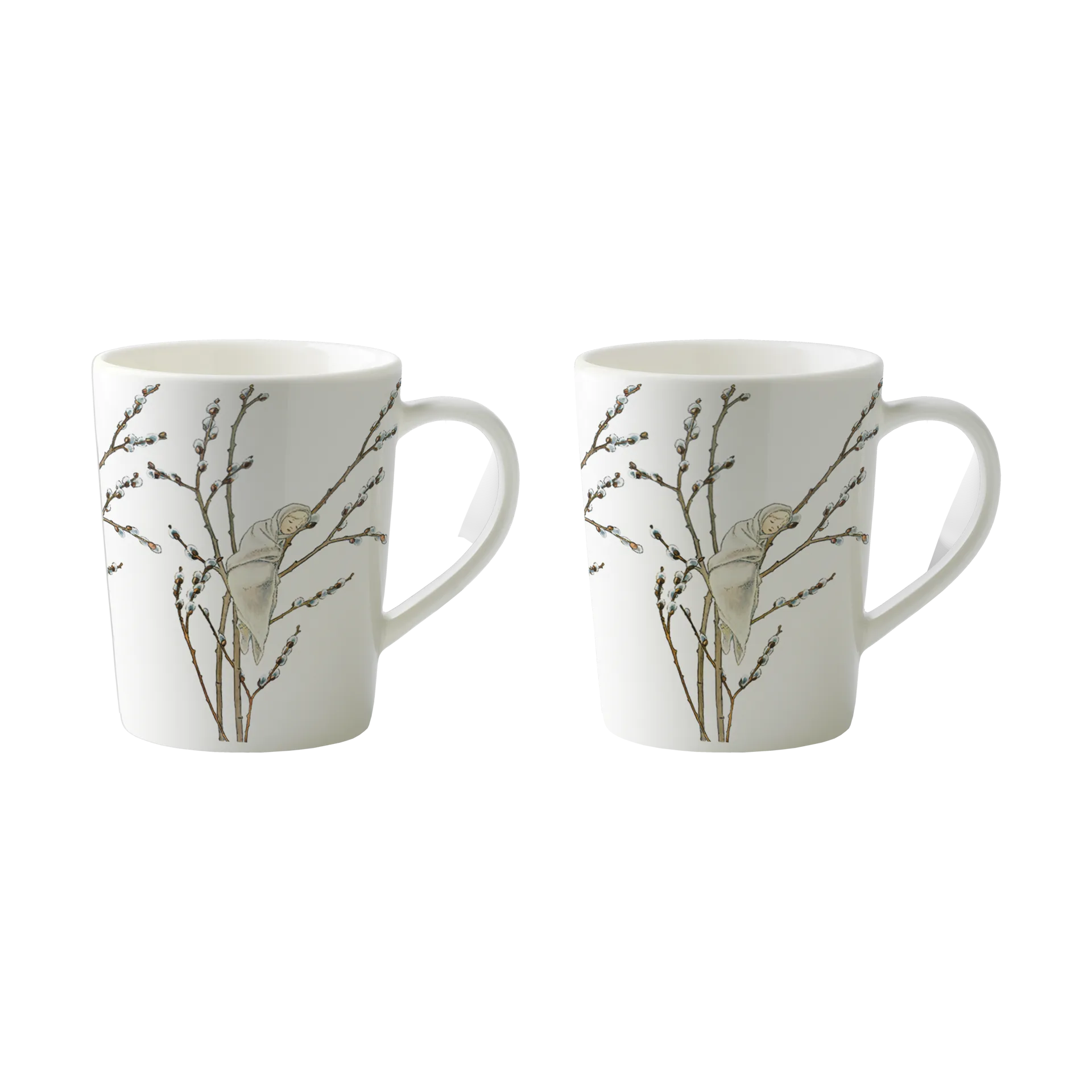Little Willow mulled wine mug 10 cl 2-pack, White Design House Stockholm