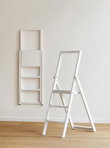 Step ladder - White-lacquered - Design House Stockholm
