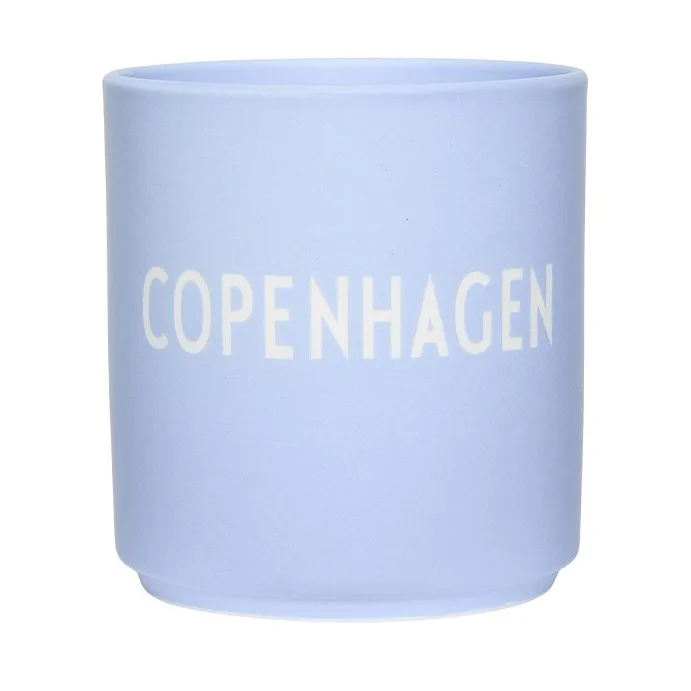 Design Letters favorite cup Danish Words 25 cl, Blue Design Letters
