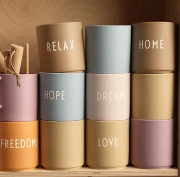 Design Letters favourite cup 25 cl - Dream-pastel beige - Design Letters