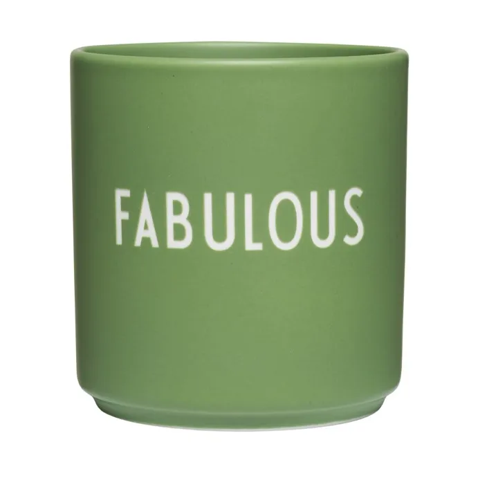 Design Letters favourite cup 25 cl, Green Design Letters