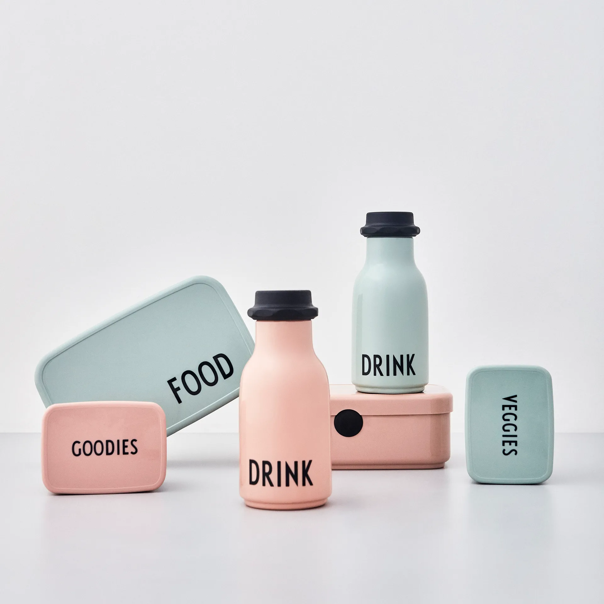Design Letters Kids drinking bottle, nude Design Letters