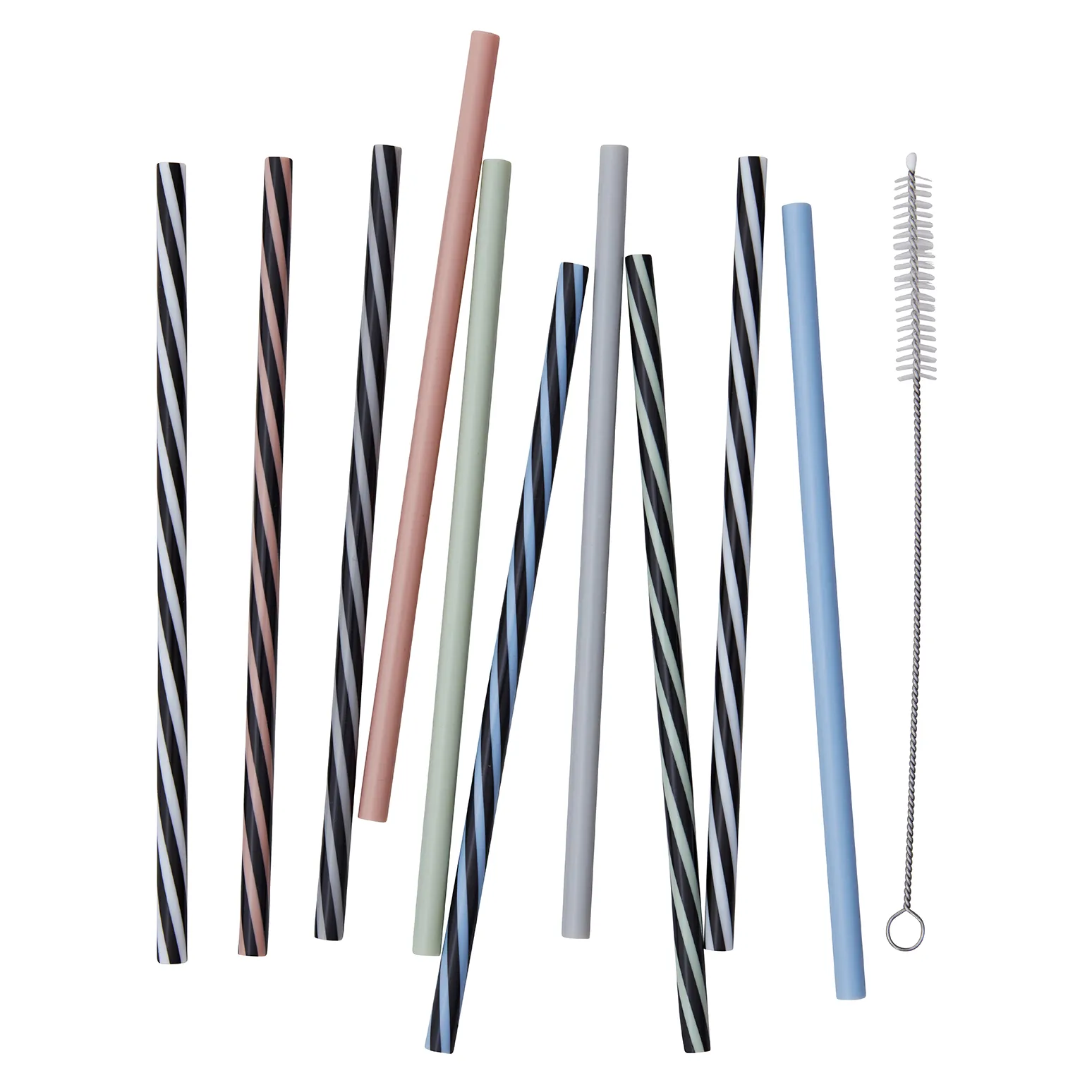 Design Letters straw 10-pack, multi Design Letters