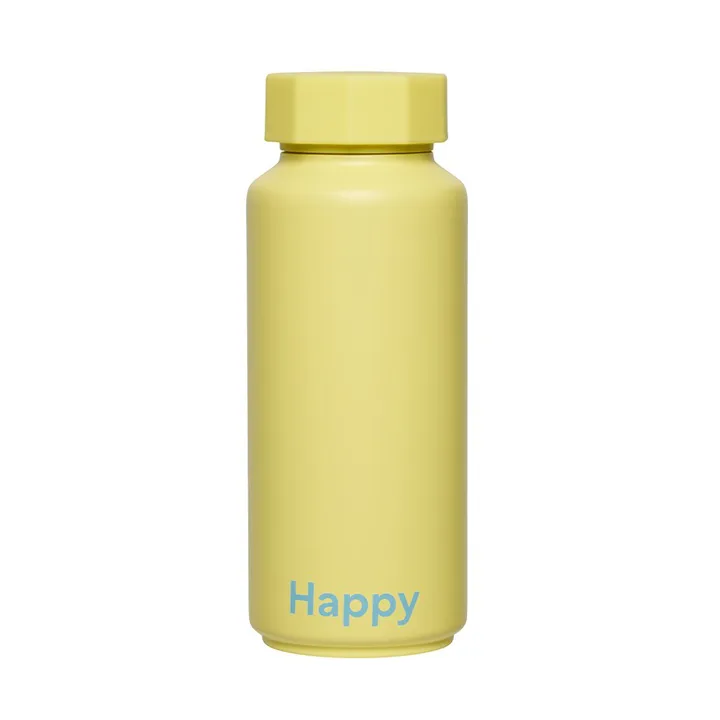 Design Letters thermos - Happy-yellow - Design Letters