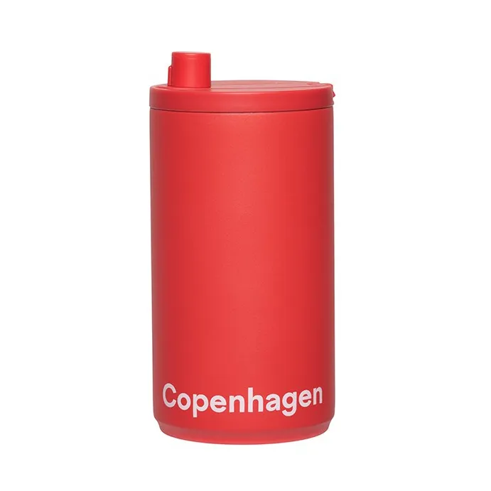 Design Letters travel mug 35 cl - Copenhagen-Coral - Design Letters