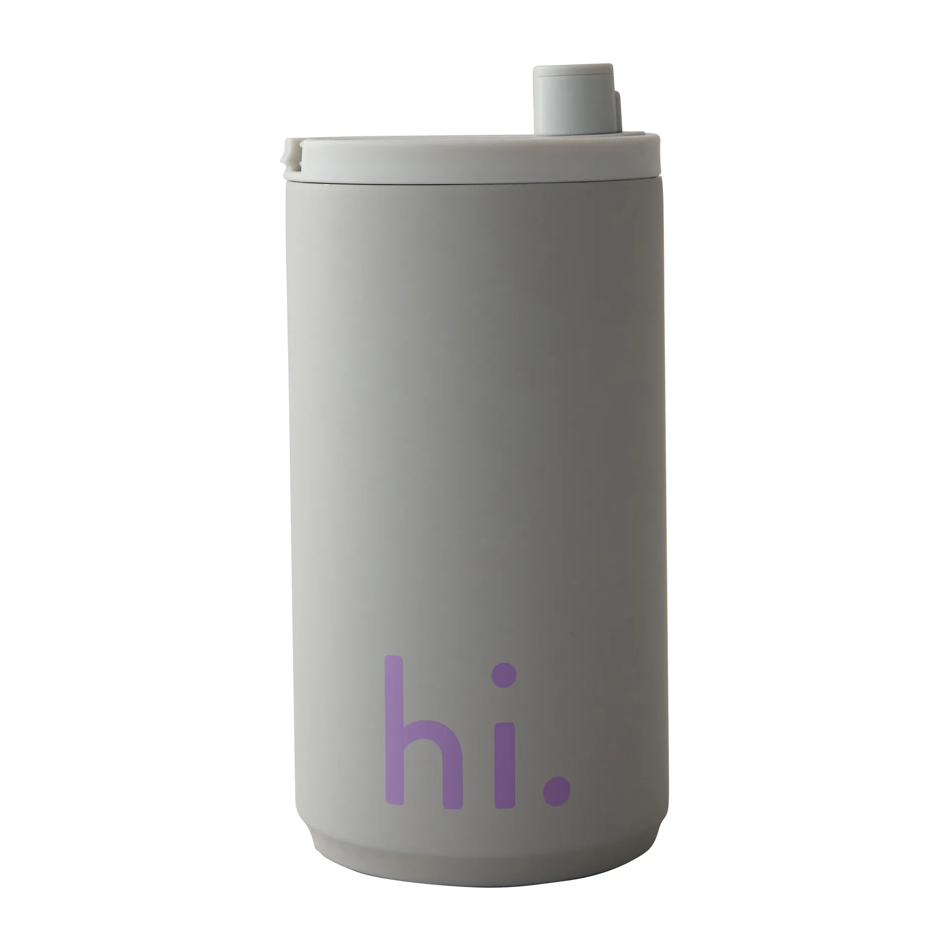 Design Letters travel mug 35 cl, Hi-cool grey Design Letters