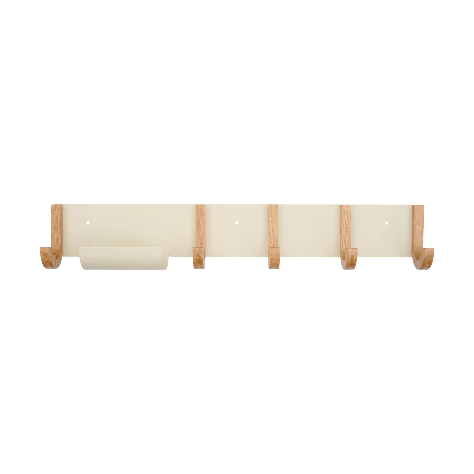 Jay clothing rack 5 hooks, Creamweiss-ek Design Letters