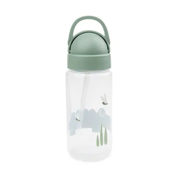 Croco bottle with straw - Green - Done by deer