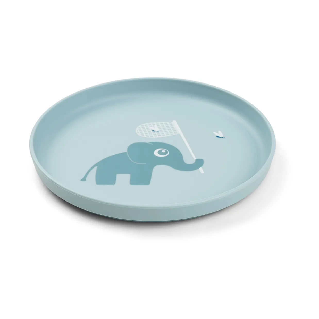 Elphee foodie children's plate Ø20 cm, Blue Done by deer