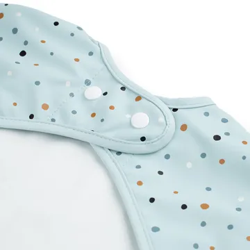 Happy Dots bib with sleeves - Blue - Done by deer