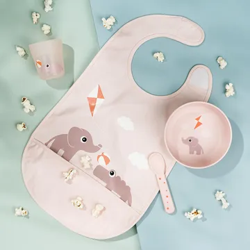 Playground foodie first meal serving set 3 pieces - Powder - Done by deer