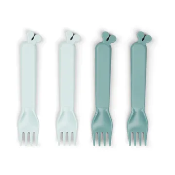 Raffi kiddish fork 4-pack - Blue - Done by deer