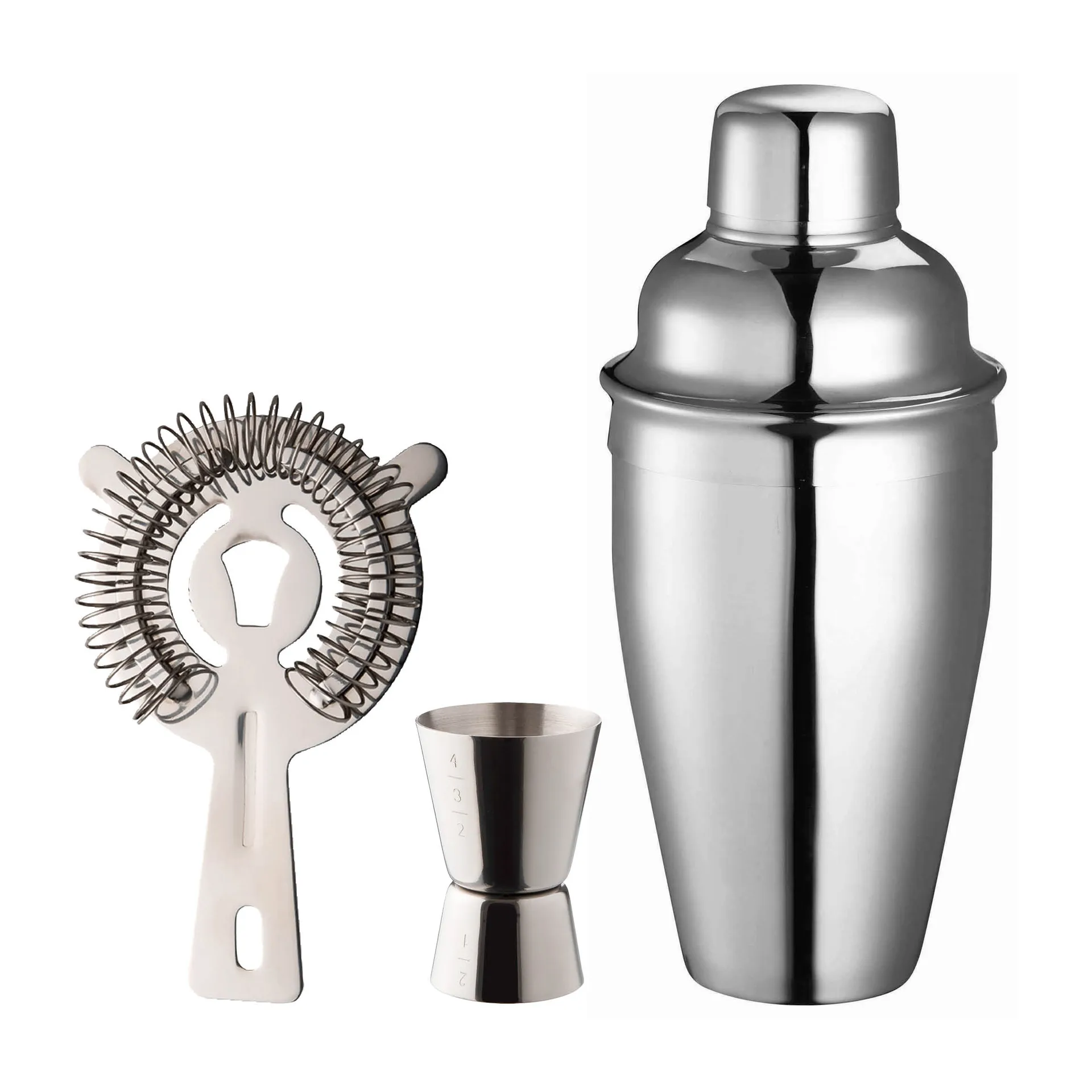 Art bar set 3 pieces, Stainless steel Dorre