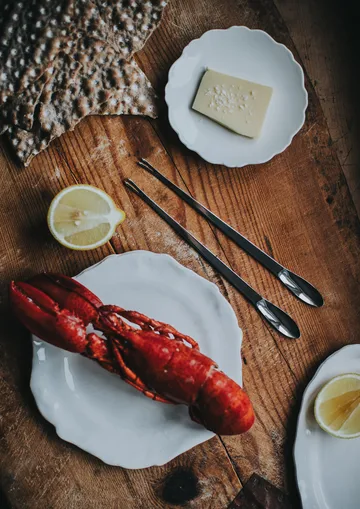 Classic seafood fork - Stainless steel 6-pack 24.5 cm - Dorre