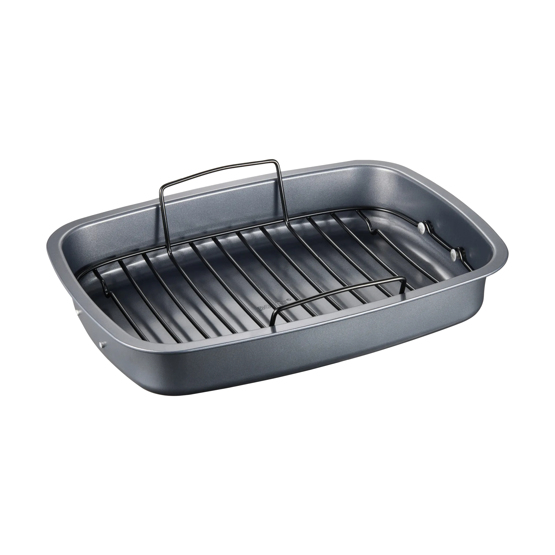 Karabo baking tray with rack 45.5 cm, Carbon steel Dorre