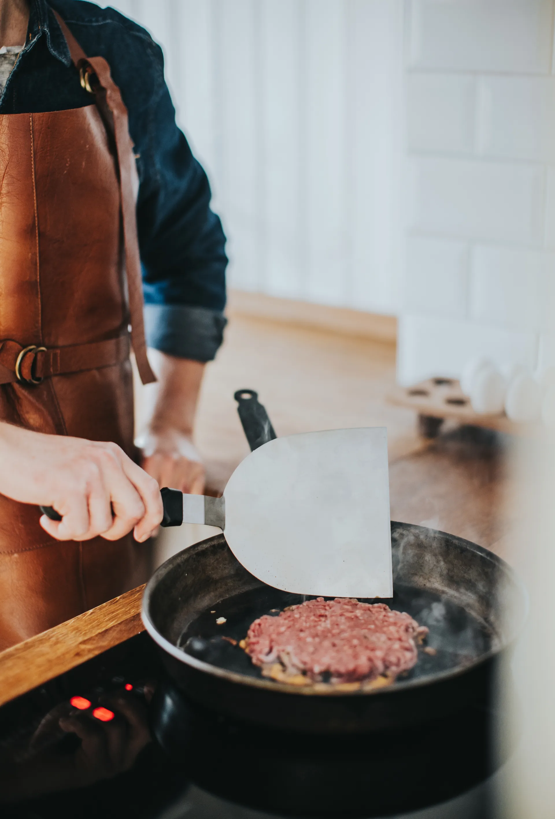 Sasha stainless steel spatula, Black-XL Dorre