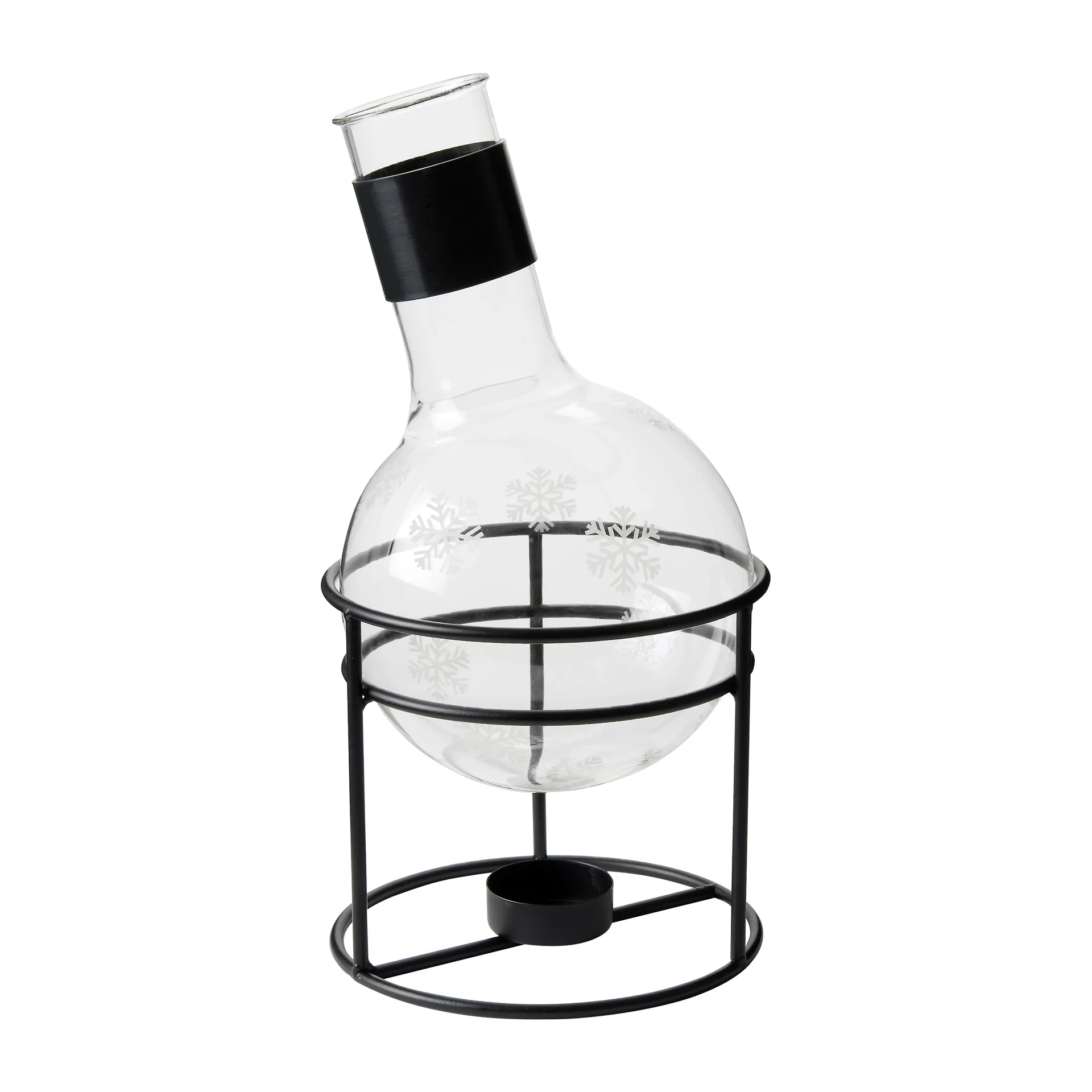Snow star mulled wine warmer 1.3 L, Glass-Iron Dorre