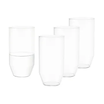 Sunnanö drinking glass 28 cl 4-pack - Clear - Dorre