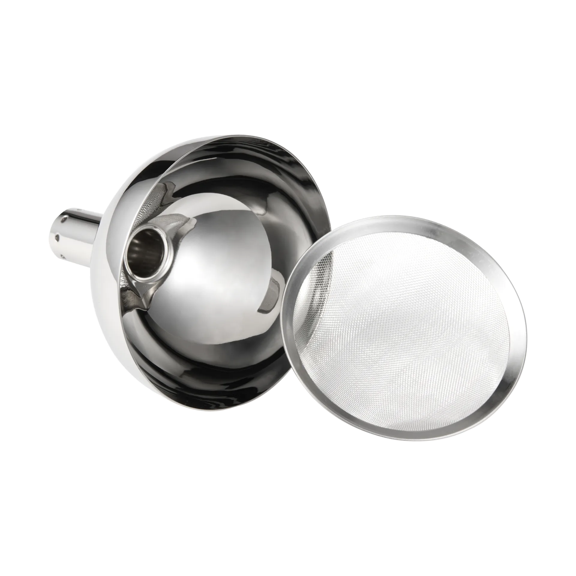 Whale decanting funnel with strainer, Stainless steel Dorre