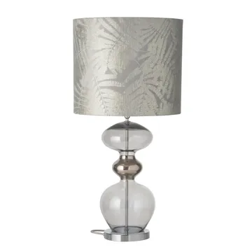 Fern leaves lamp shade Ø 35 cm - silver - EBB & FLOW