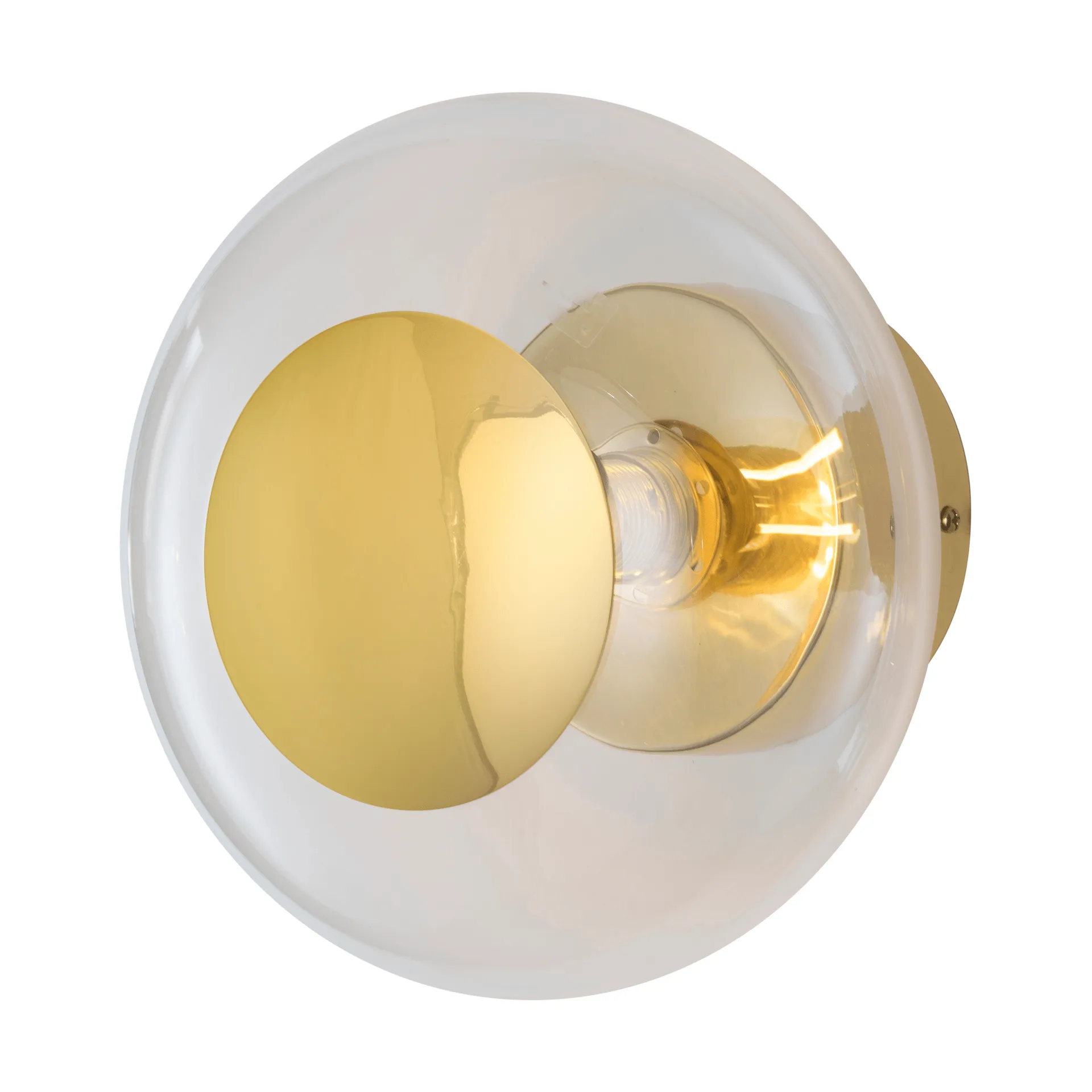 Horizon surface wall lamp, Clear, Ø21 cm EBB & FLOW