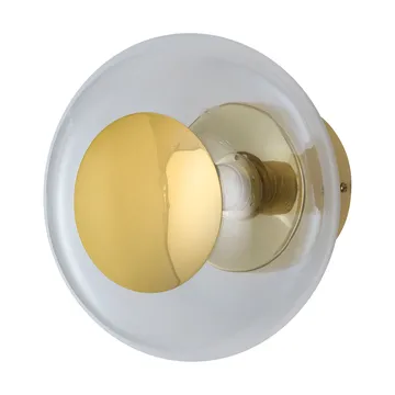 Horizon surface wall lamp - Clear, Ø25 cm - EBB & FLOW