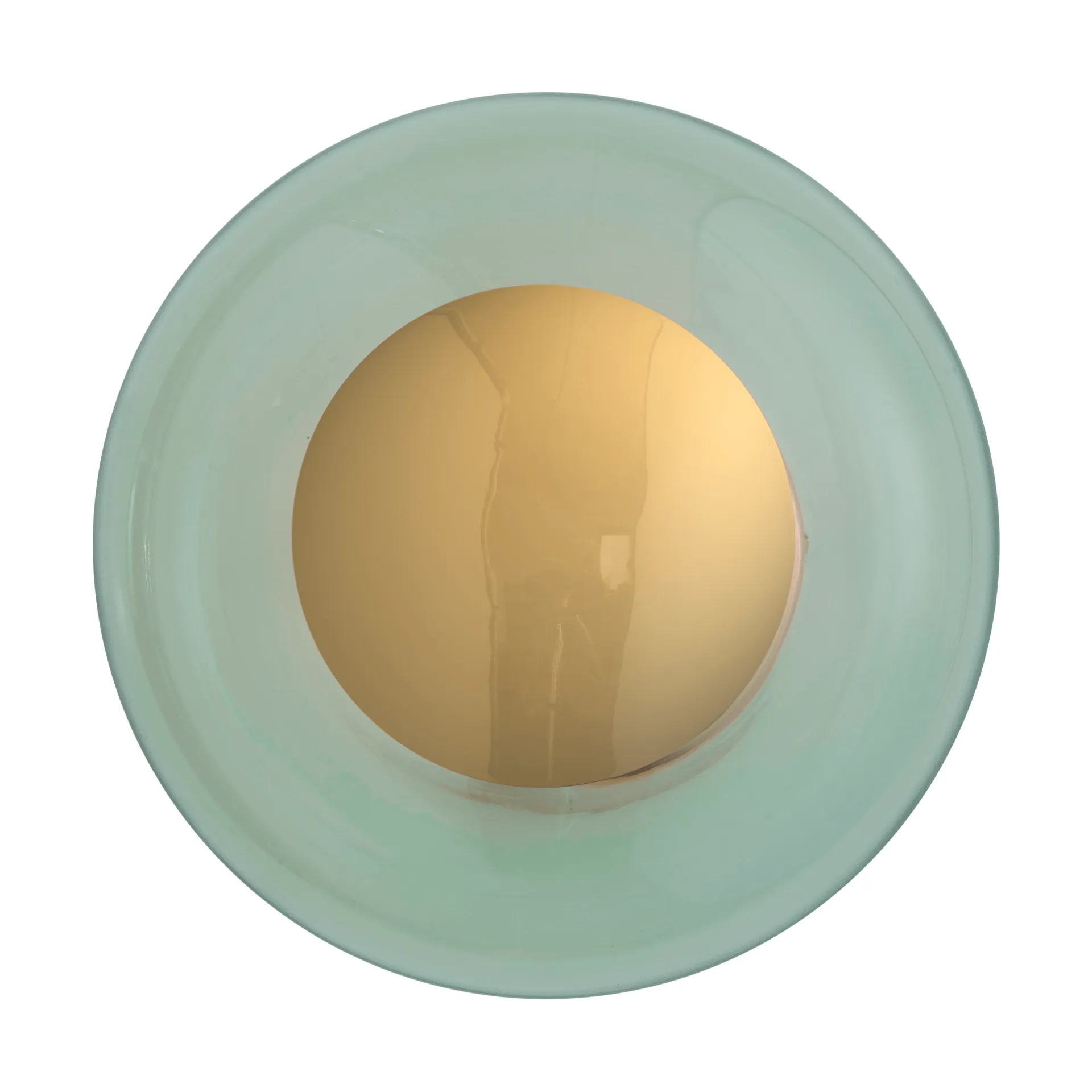 Horizon surface wall lamp, Forest green, Ø21 cm EBB & FLOW