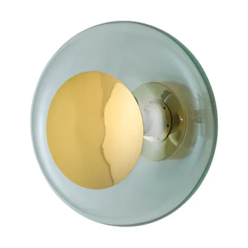 Horizon surface wall lamp - Forest green, Ø29 cm - EBB & FLOW