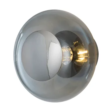 Horizon surface wall lamp - Smokey grey, Ø21 cm - EBB & FLOW