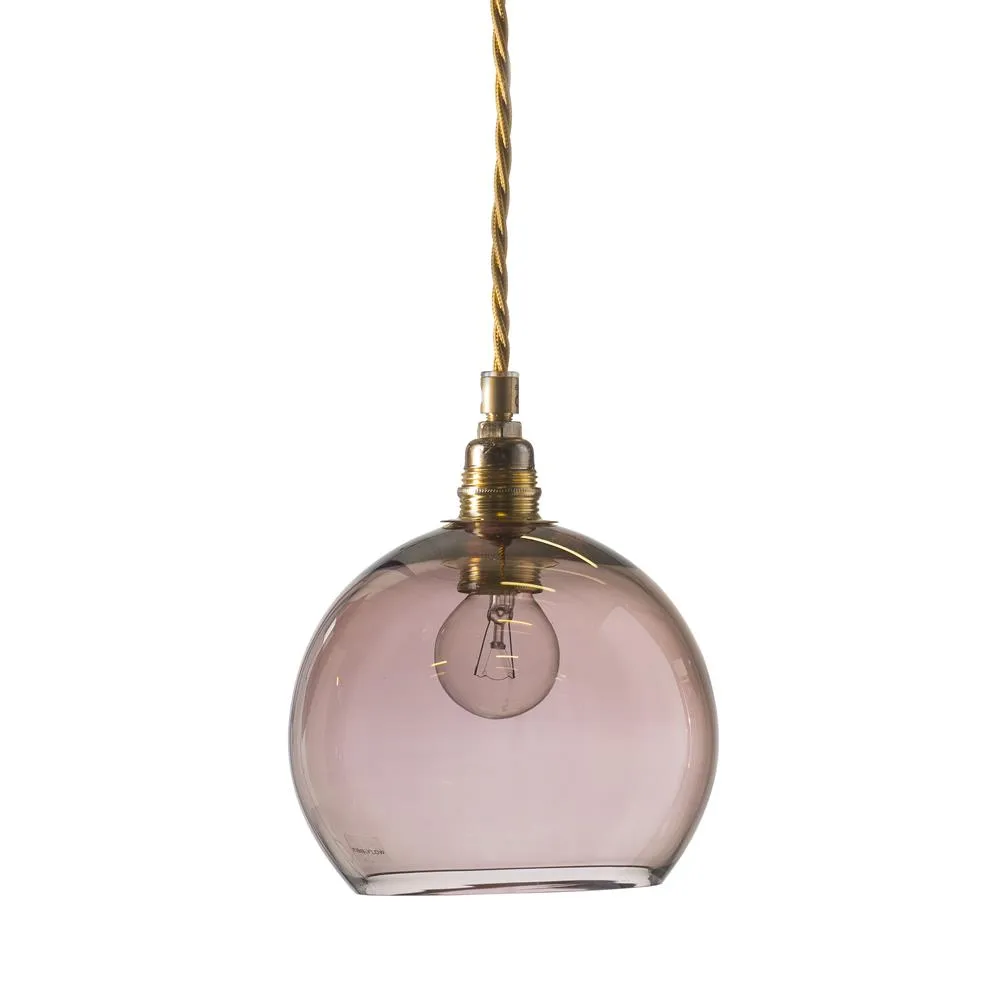 Rowan pendant lamp S, Ø 15 cm, obsidian EBB & FLOW