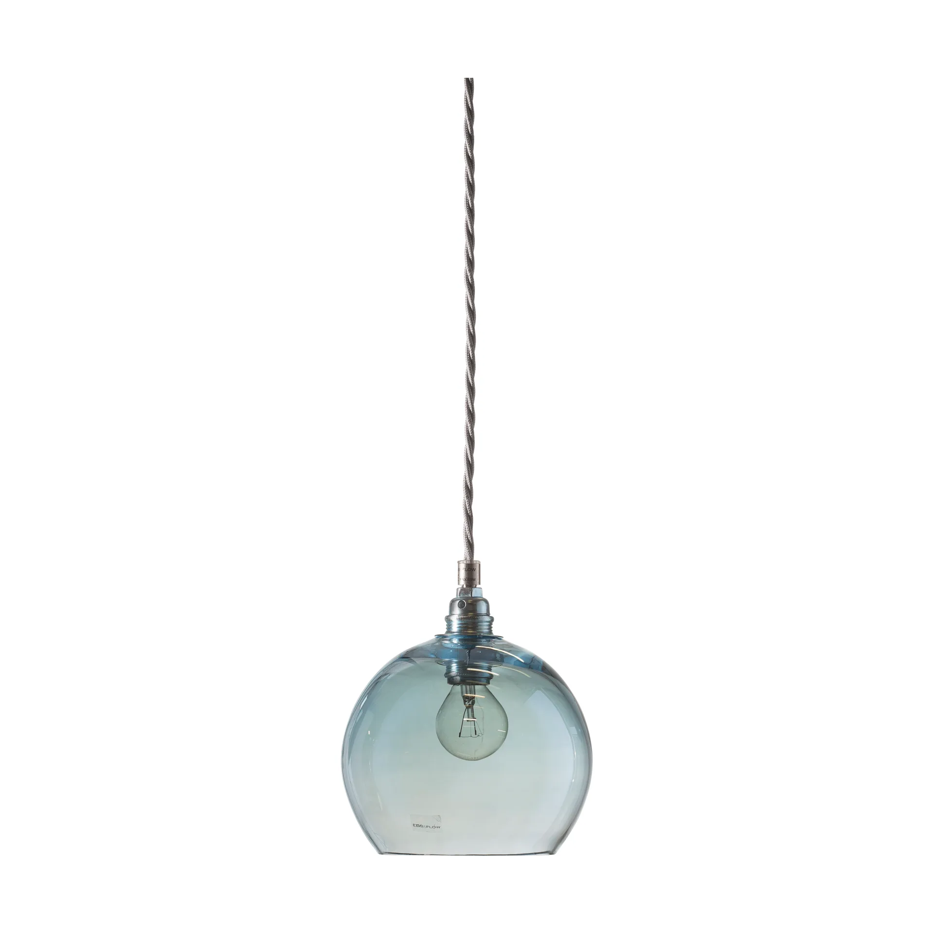 Rowan pendant lamp S, Ø 15 cm, Topaz blue EBB & FLOW