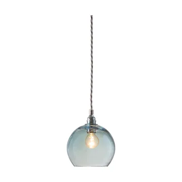 Rowan pendant lamp S, Ø 15 cm - Topaz blue - EBB & FLOW
