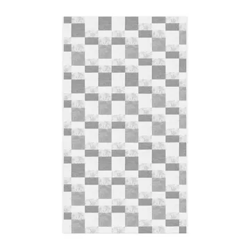 Block table cloth 150x300 cm - grey - Ekelund Linneväveri
