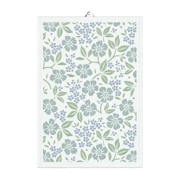 Förgätmigej kitchen towel 35x50 cm - Light blue - Ekelund Linneväveri