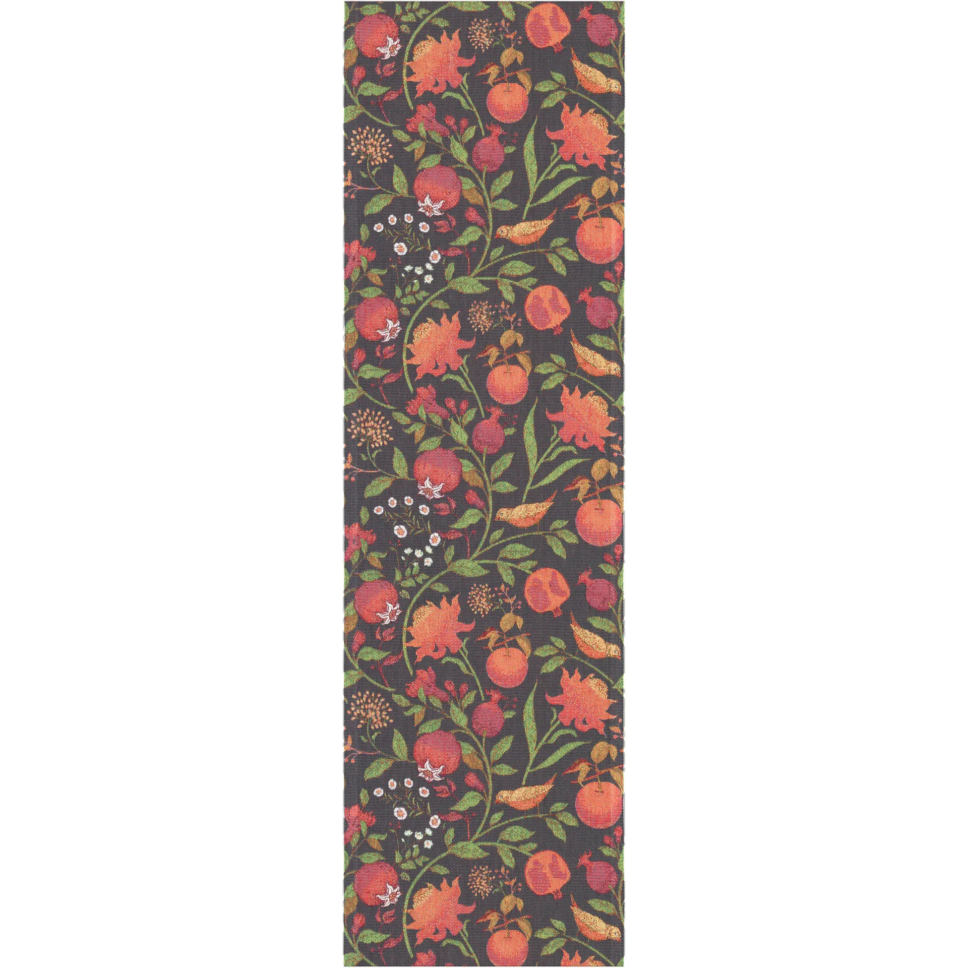 Fruktrik table runner 35x80 cm, multi Ekelund Linneväveri