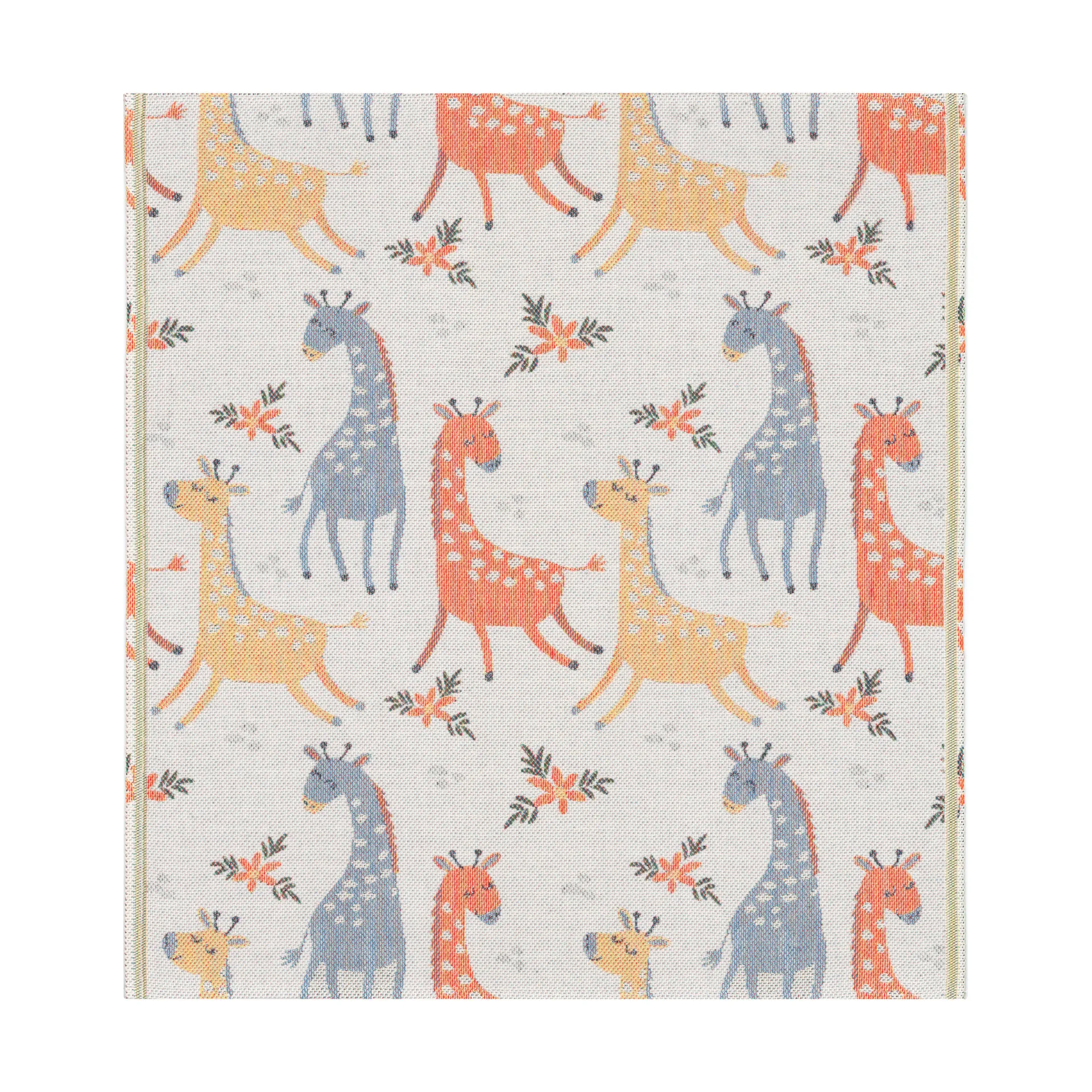 Giraffer baby blanket 70x75 cm, Multi Ekelund Linneväveri