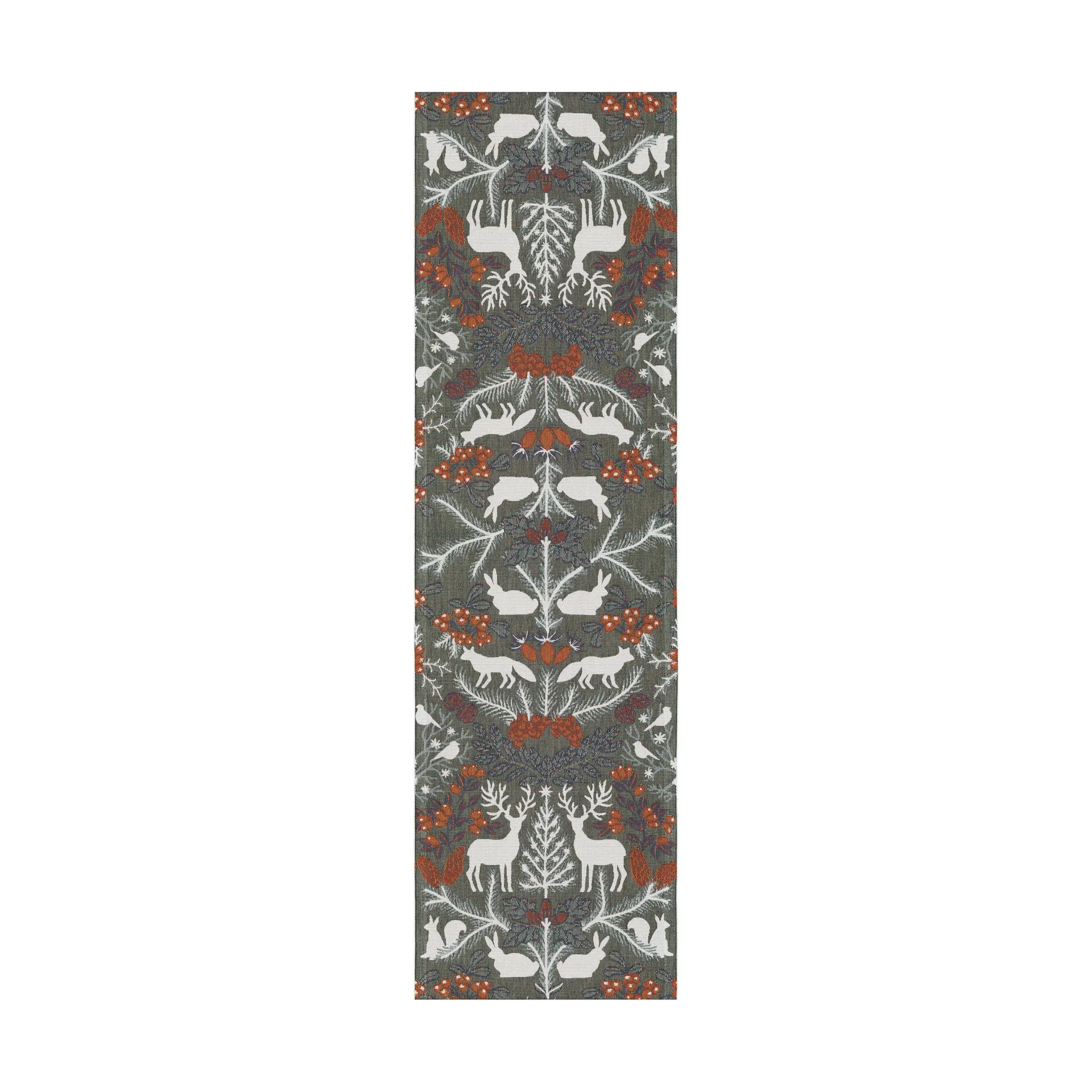 Hjortnäs table runner 35x120 cm, Grey Ekelund Linneväveri