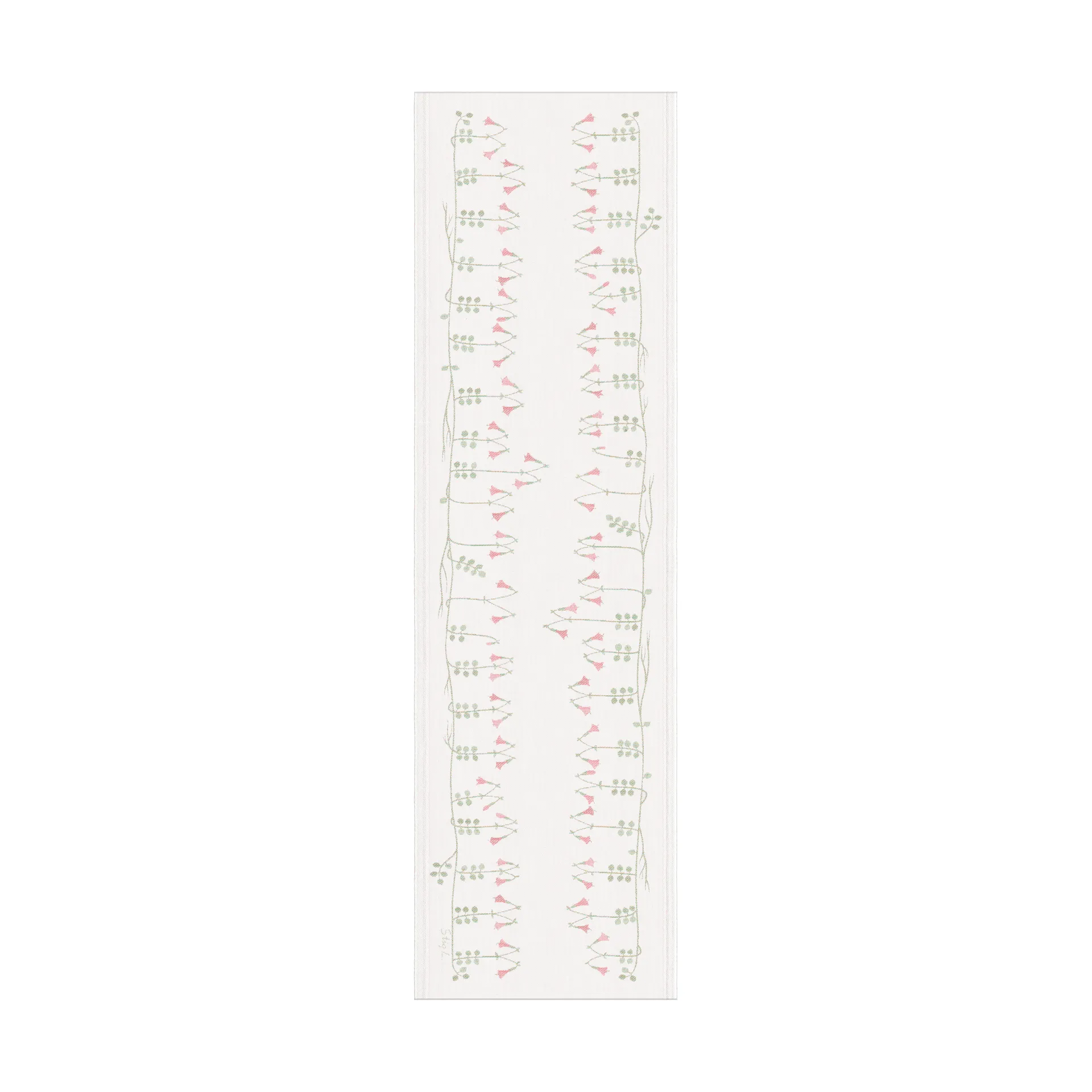 Linnea runner 35x120 cm, Pink Ekelund Linneväveri