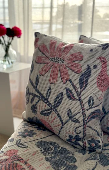 Luciamorgon table runner 35x120 cm - Multi - Ekelund Linneväveri