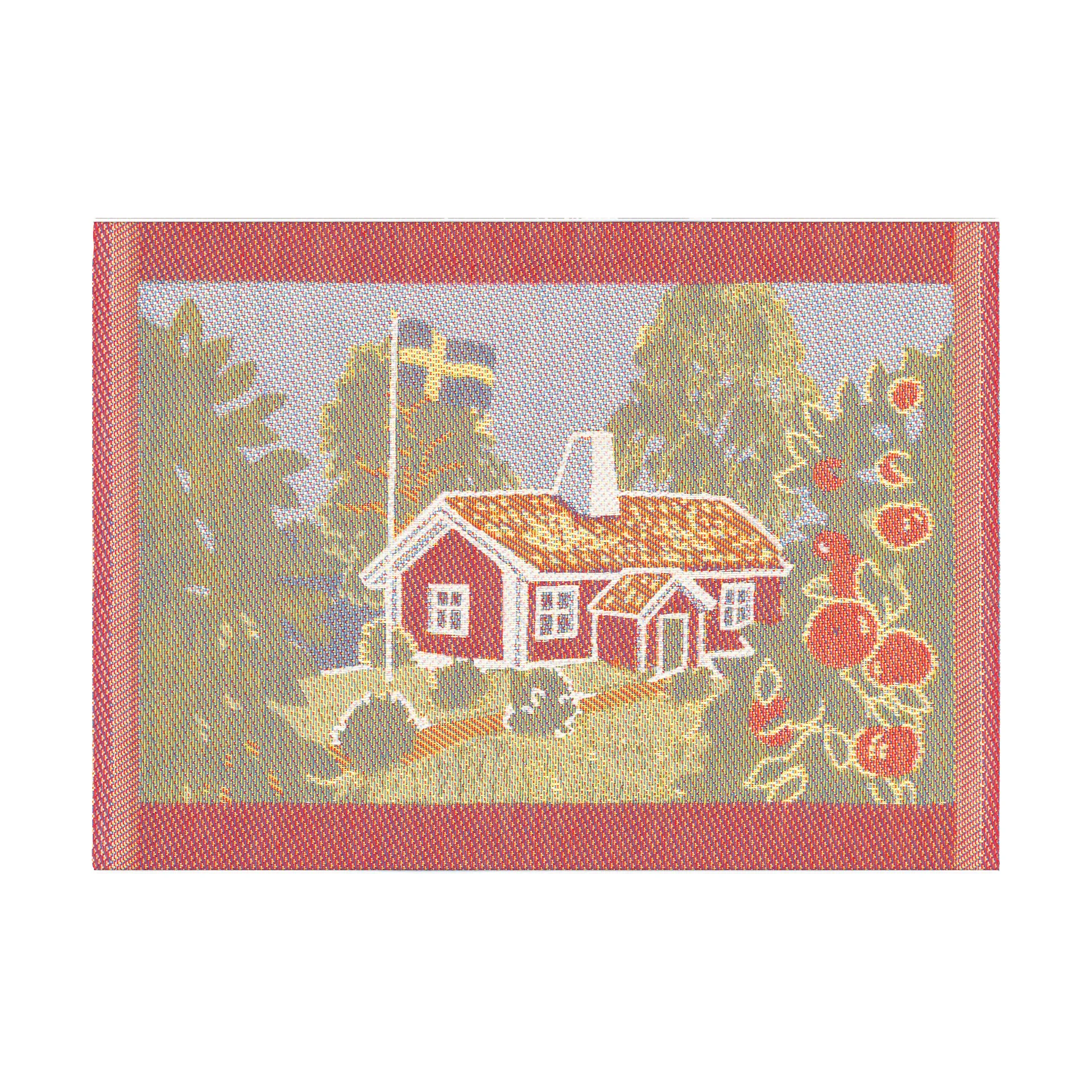 Mitt Sverige dishcloth 35x25 cm, Multi Ekelund Linneväveri