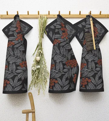Rönnbärssingle kitchen towel - 35x50 cm - Ekelund Linneväveri