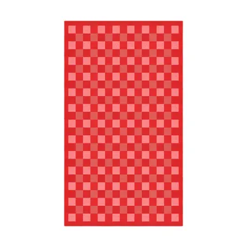 Schack tablecloth red - 150x210 cm - Ekelund Linneväveri