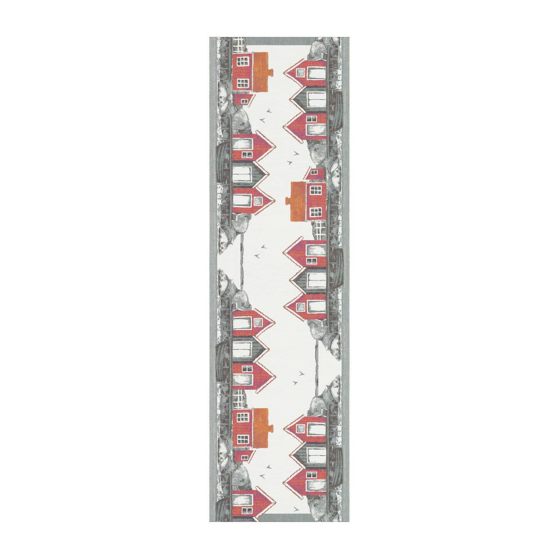 Skärgård table runner 35x120 cm, Multi Ekelund Linneväveri