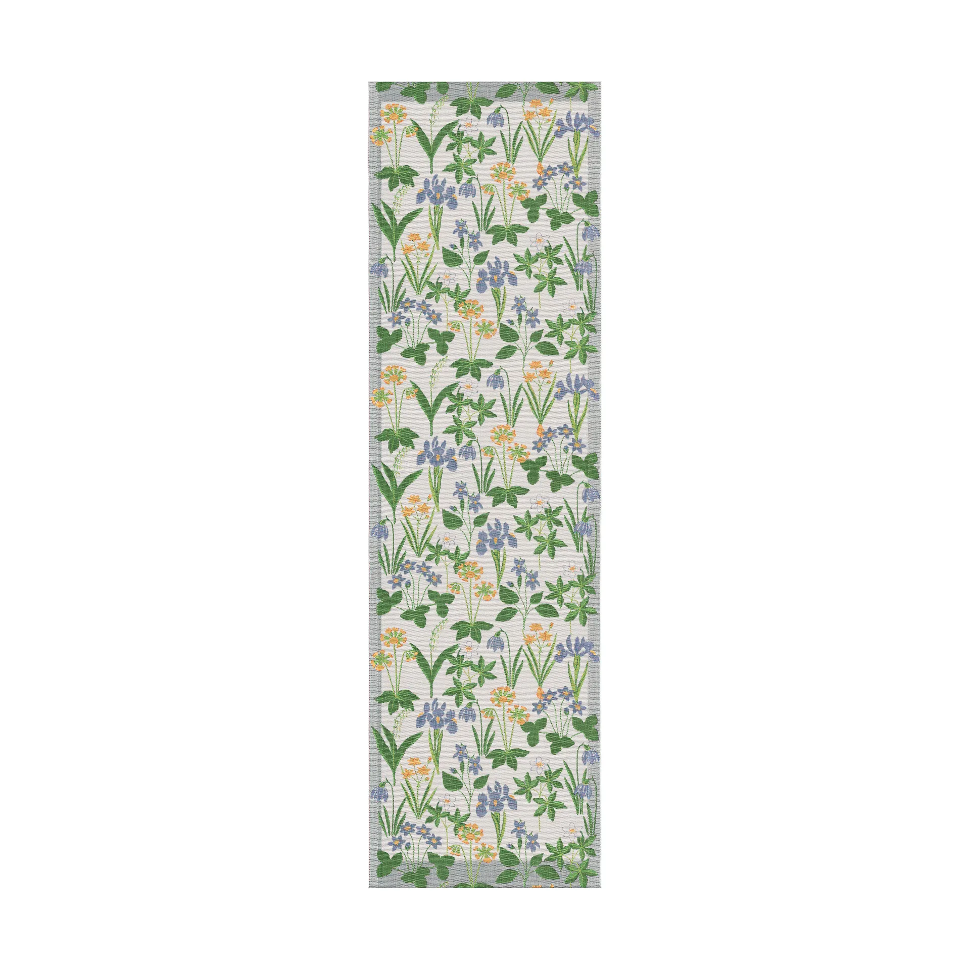 Sol blue table runner 35x120 cm, Multi Ekelund Linneväveri