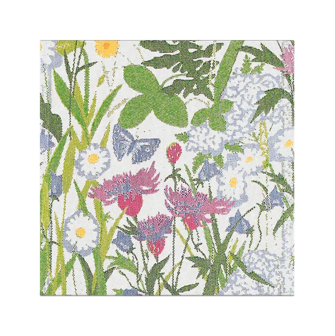 Sommartid fabric napkin 35x35 cm, multi Ekelund Linneväveri
