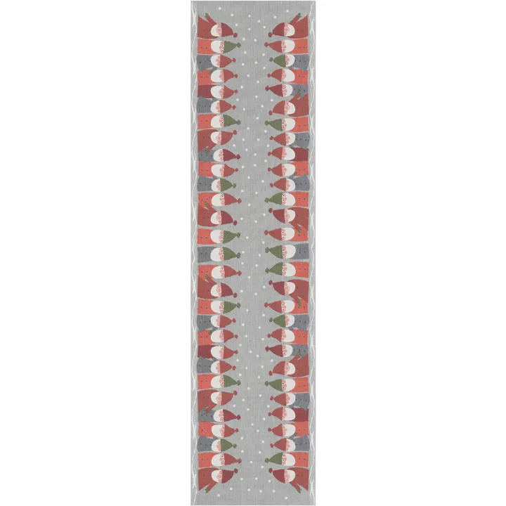 Tomtemöte table runner 35x140 cm - Multi - Ekelund Linneväveri